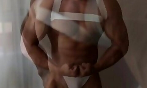 New video! ????♨️????Solo muscle flexing and licking his muscles! ⭐️GNL-Models.com⭐️Delicious!