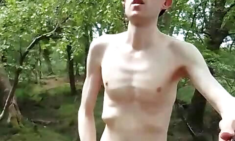 Waking naked outdoors